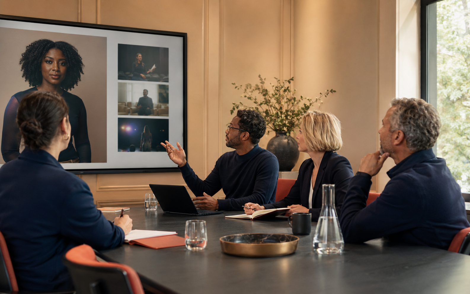 A professional team matching an expert's platform to aligned opportunities